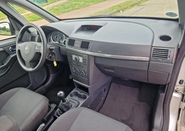Opel Meriva cena 13300 przebieg: 160000, rok produkcji 2008 z Włodawa małe 121